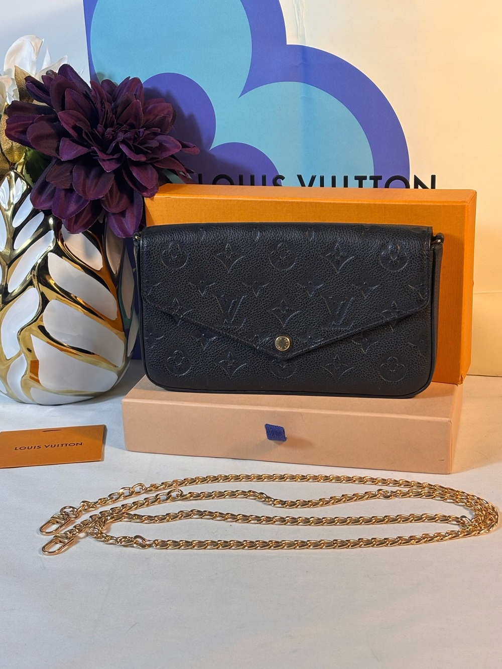 Louis Vuitton Felicie Empreinte Noir